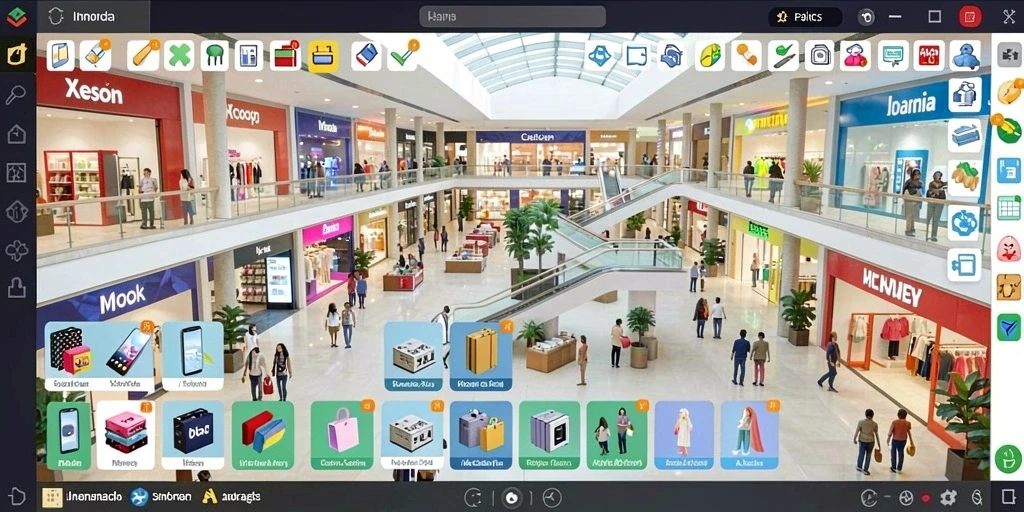Screenshot level menantang dengan berbagai rintangan.