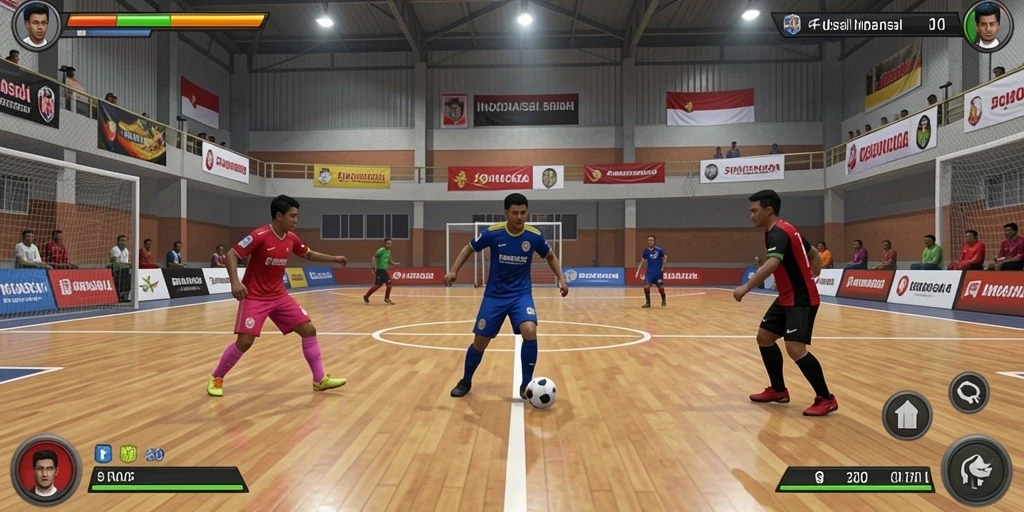 Momen seru saat berkompetisi dengan teman.