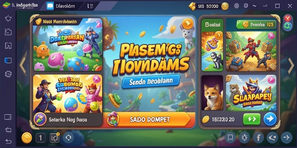 Tantangan seru di setiap level permainan.