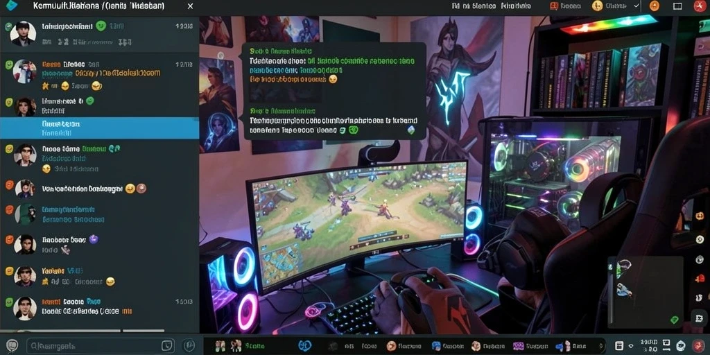 Screenshot menunjukkan pemain dalam mode multiplayer yang kompetitif.