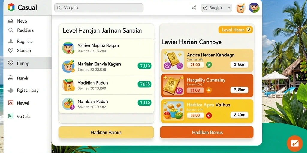 Bonus menarik untuk pemain baru dan setia.