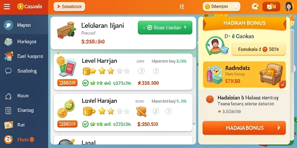 Level baru yang menantang dan seru.