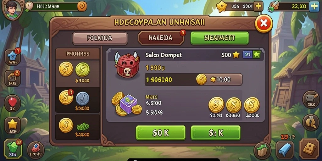 Level dan misi yang beragam dan menantang.