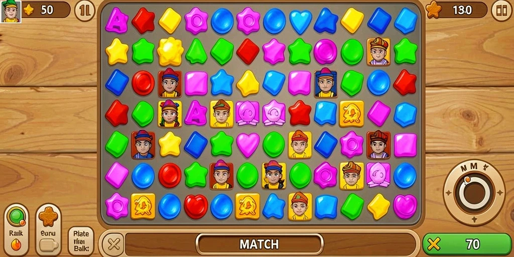 Level yang penuh tantangan dan variasi gameplay.