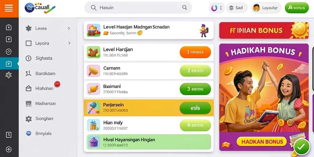 Sistem bonus yang menguntungkan untuk meningkatkan pengalaman bermain.